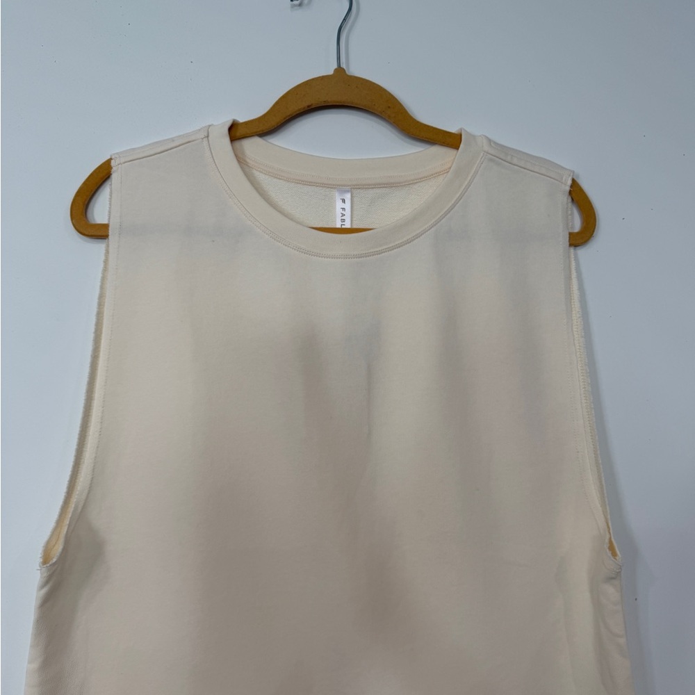 Fabletics Cream Muscle Tee - Picture 2 of 9